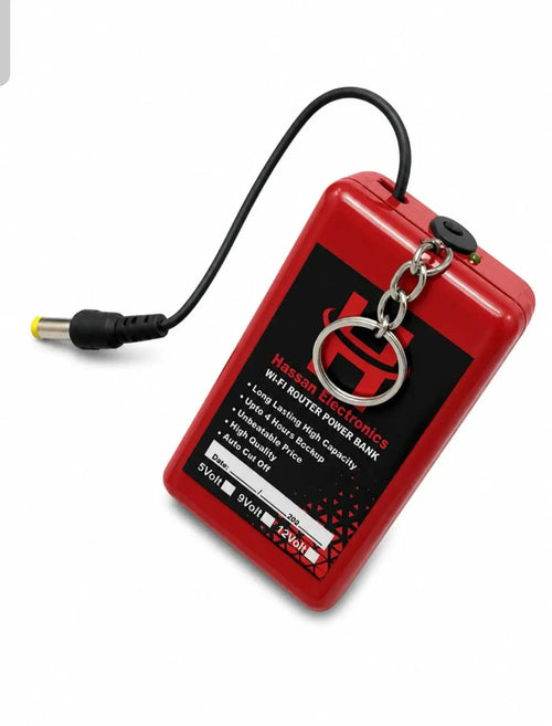 12V WiFi Router Power Bank side view
