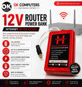 12V WiFi Router Power Bank front view